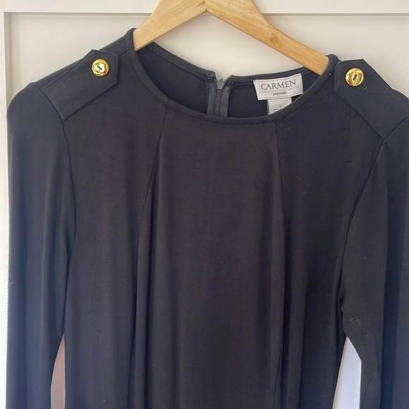 New Carmen Black Long Sleeve Dress - Picture 3 of 3